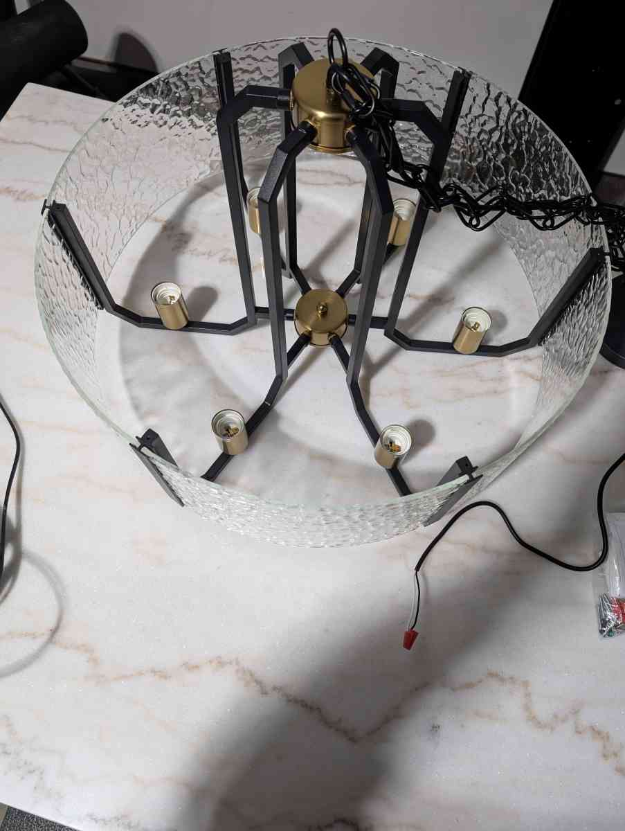 Cocostar Black Drum Chandelier - Richfield, Ohio - FleaMarketBay