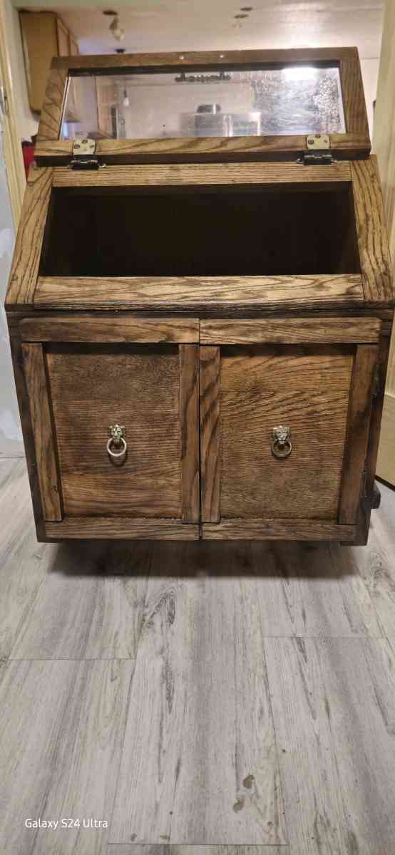 1871 antique bread box refurbished - Alexandria, Missouri