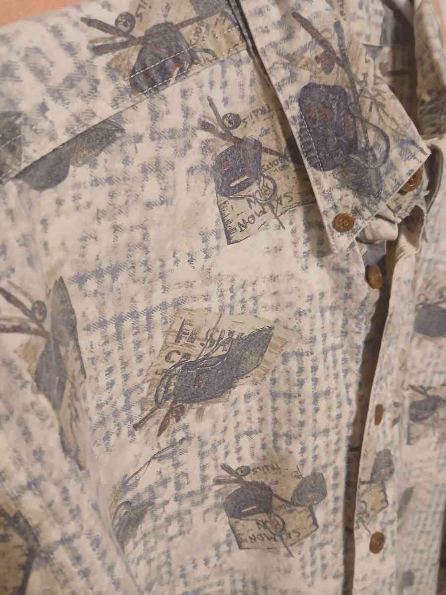 Vintage Woolrich Mens XL Cotton Rugged Outdoor Fishing - Jackson, Michigan - FleaMarketBay