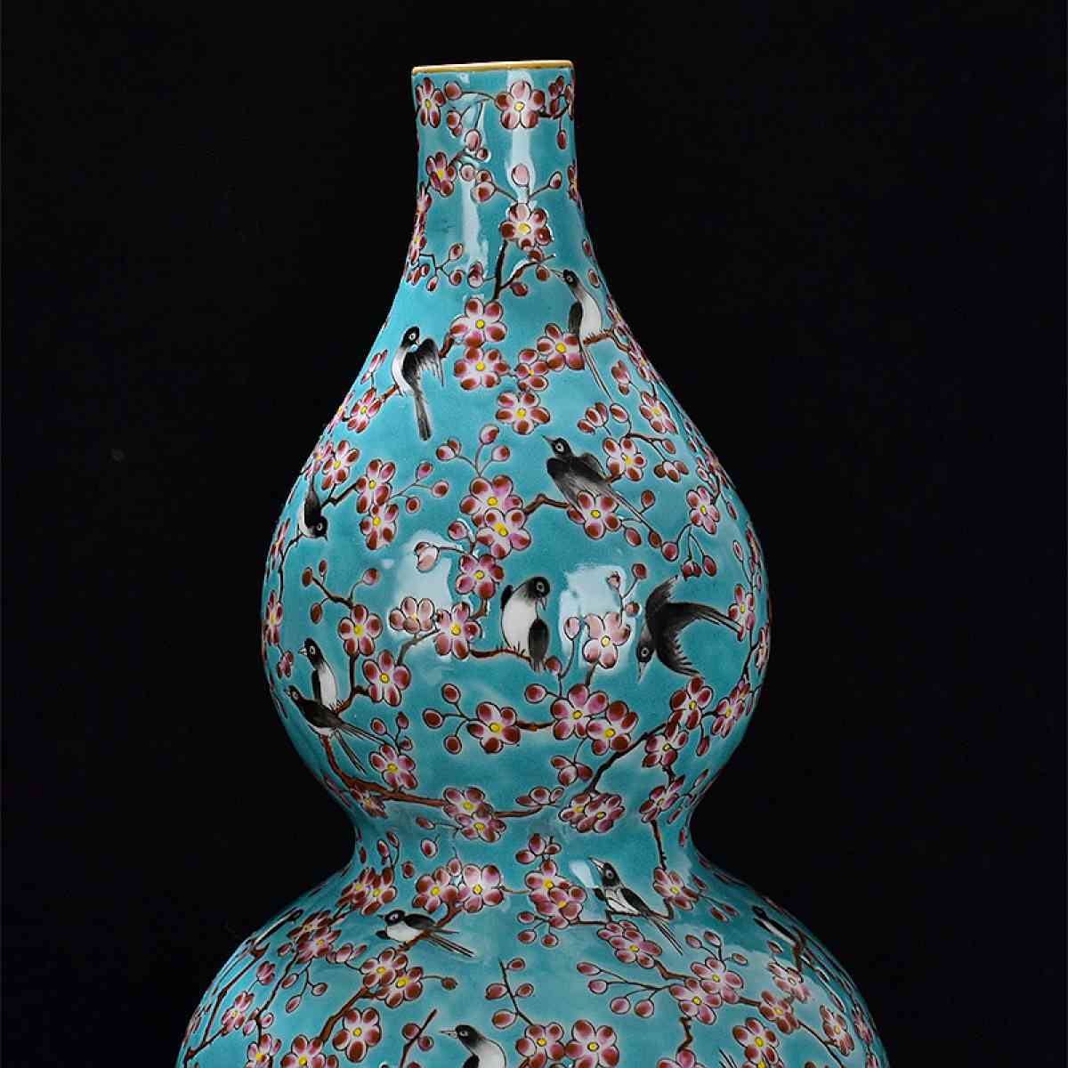 Chinese handpainted famille rose porcelain vase antique porc - Alicia, Arkansas - FleaMarketBay