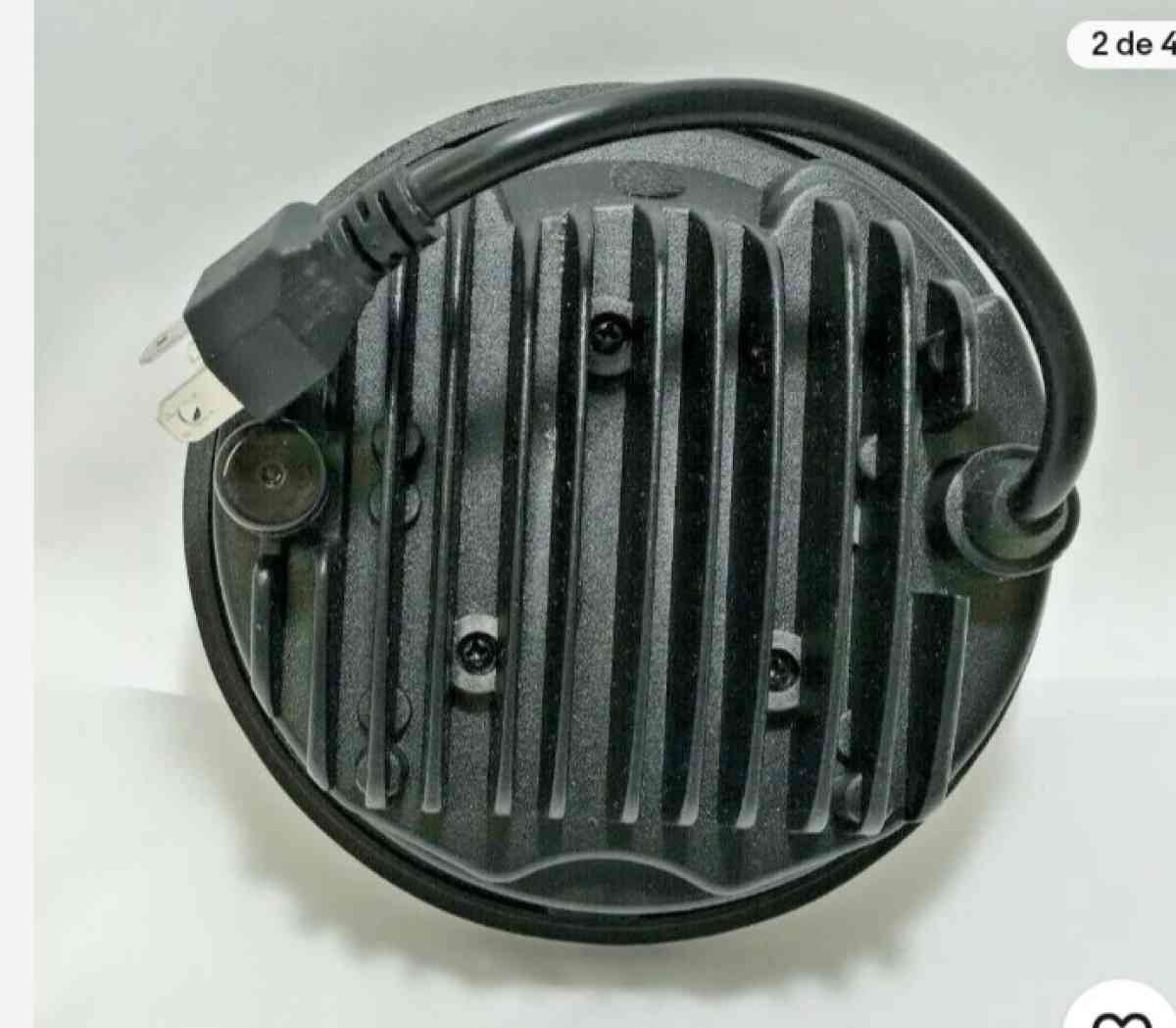 pair of round led headlights h4 input - Atlanta, Georgia - FleaMarketBay