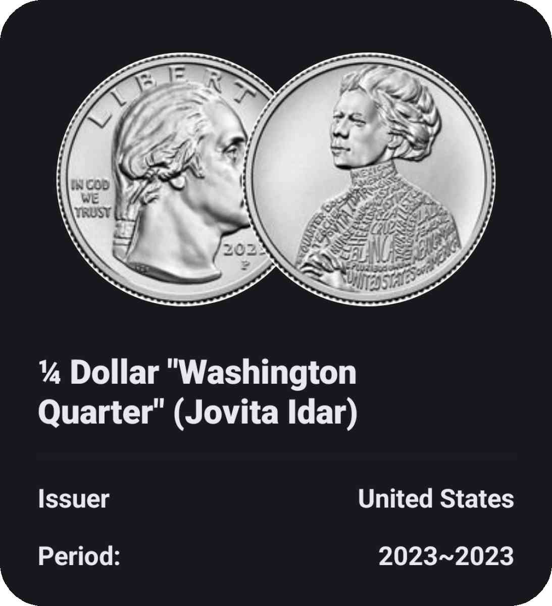 2023 misprint in cod we trust 25cent - Cedar Springs, Georgia - FleaMarketBay