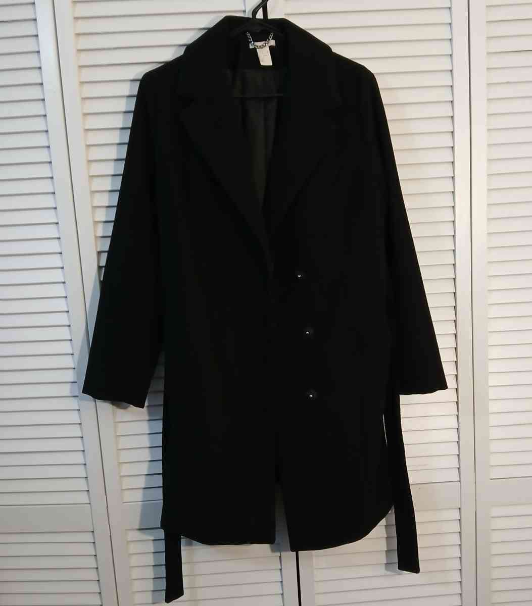 H and M MaternityBlackCoat for women size S - Indianapolis, Indiana - FleaMarketBay