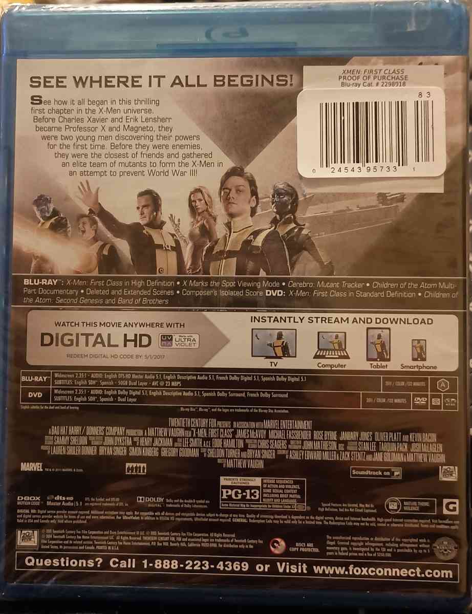 2 XMEN Blurays - Shamokin, Pennsylvania - FleaMarketBay