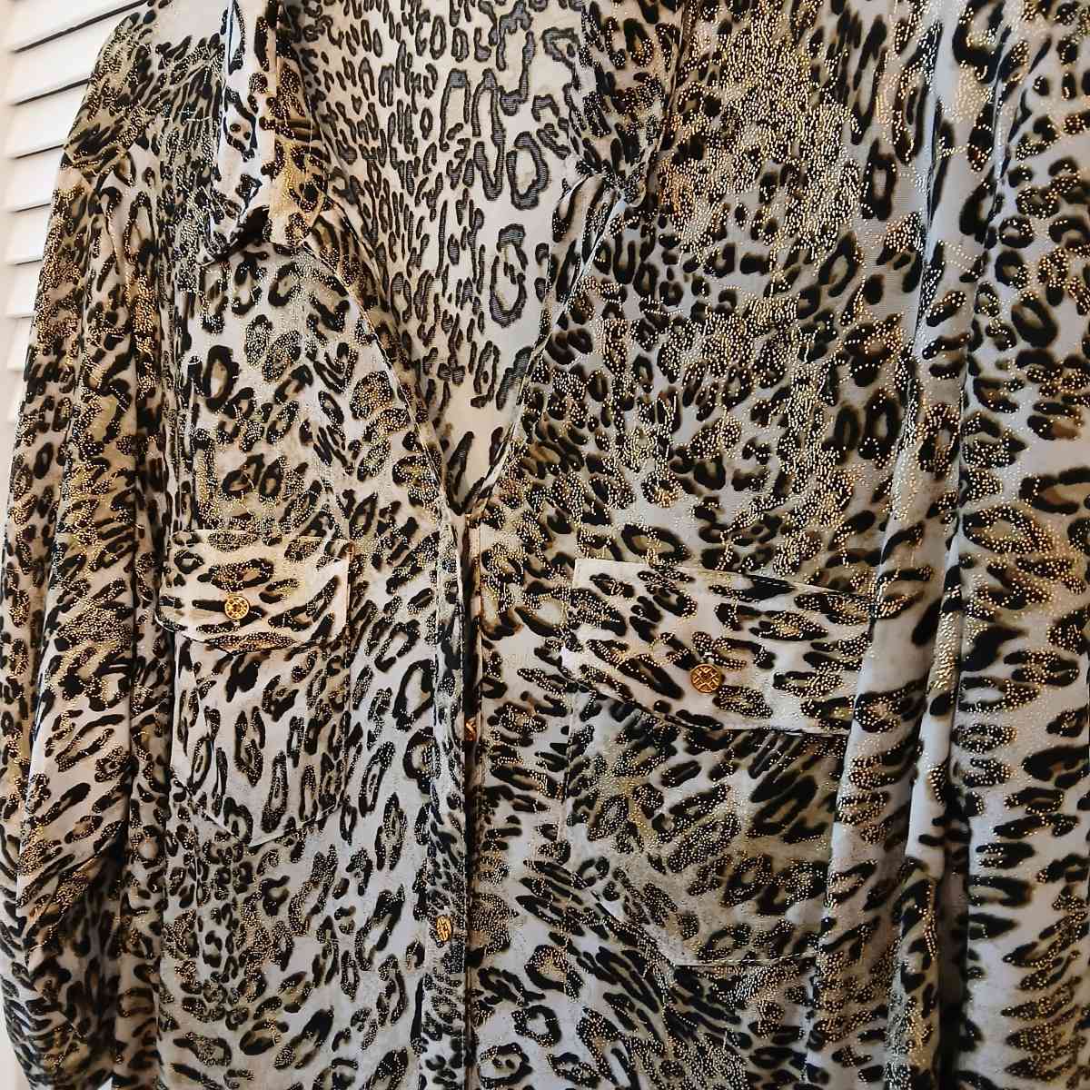 Emily Daniels Leopard Print Blouse Size 1X - Indianapolis, Indiana - FleaMarketBay