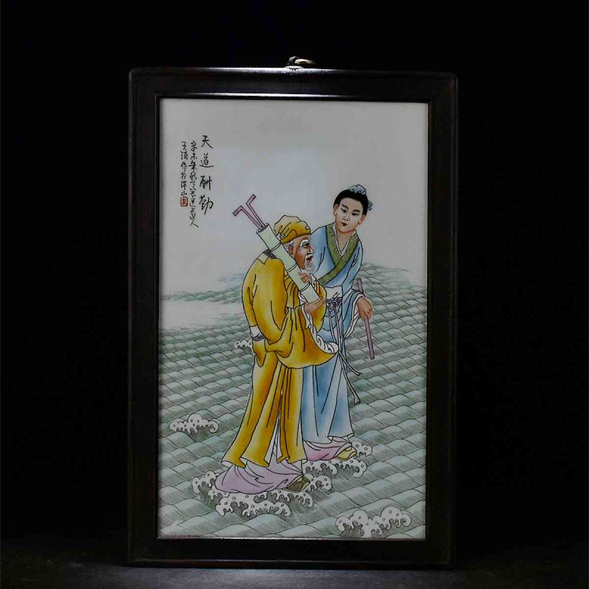 Chinese ceramic painting Asian antique porcelain - Alicia, Arkansas - FleaMarketBay