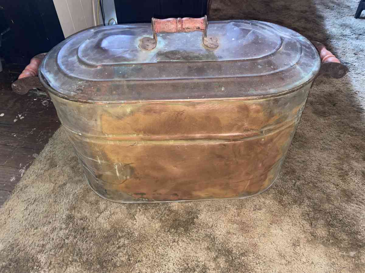 antinque copper boiler basin tub - Wadsworth, Ohio - FleaMarketBay