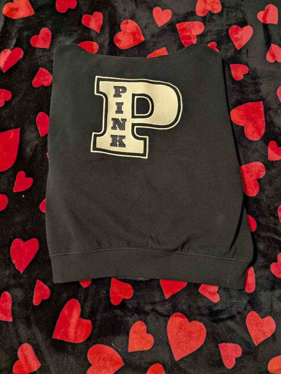 RARE Victoria Secrets Black And White Hoodie - Joplin, Missouri - FleaMarketBay