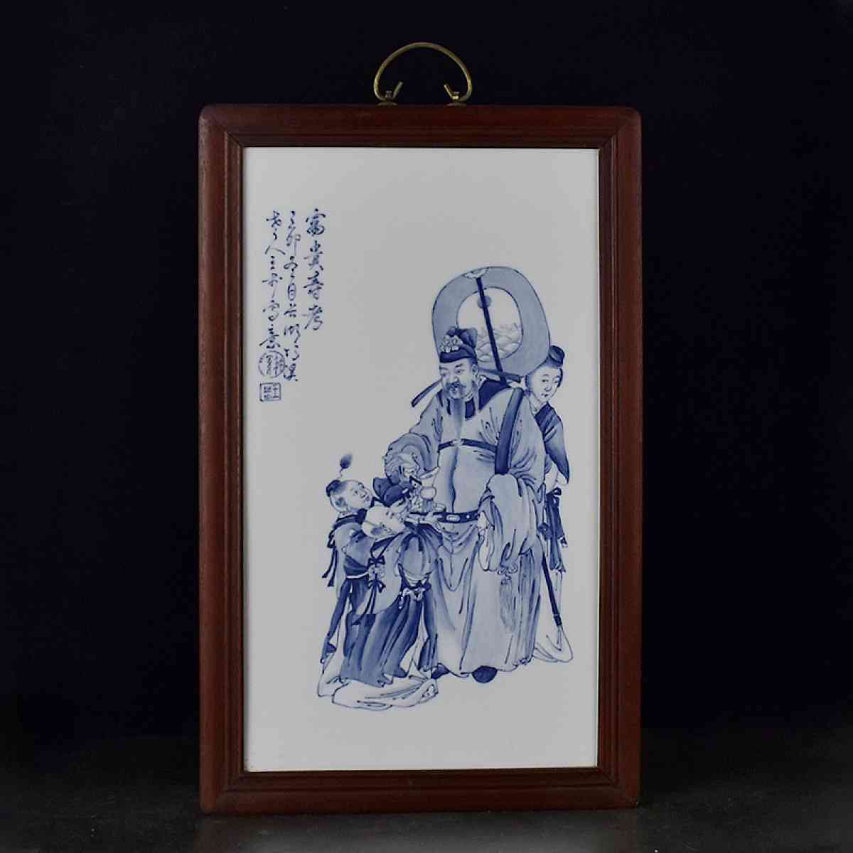 Asian blue and white porcelain painting Chinese antique porc - Alicia, Arkansas - FleaMarketBay