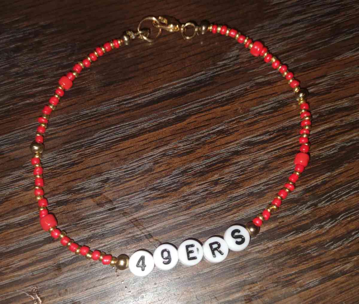 49ers bracelet handmade - Detroit, Maine - FleaMarketBay