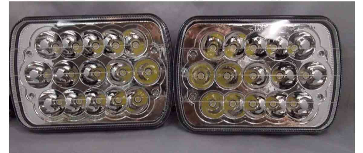 par de faros rectangulares entrada h4 led - Atlanta, Georgia - FleaMarketBay