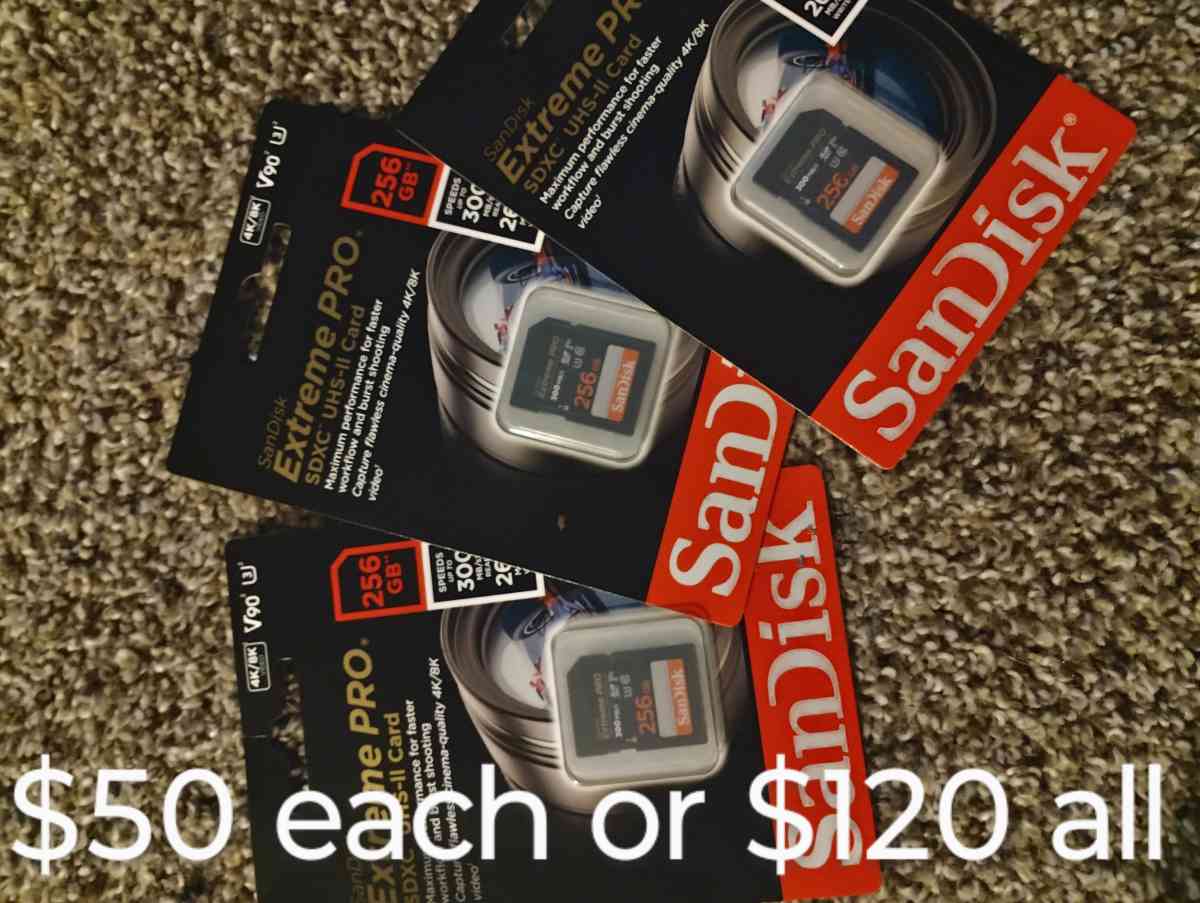 memory cards - Grand Rapids, Michigan - FleaMarketBay