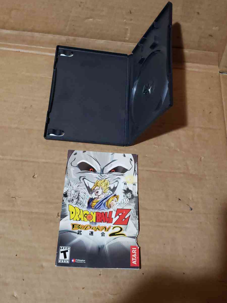 Dragon Ball Z budokai 2 ps2 Case And Manual Only - San Antonio, Texas - FleaMarketBay