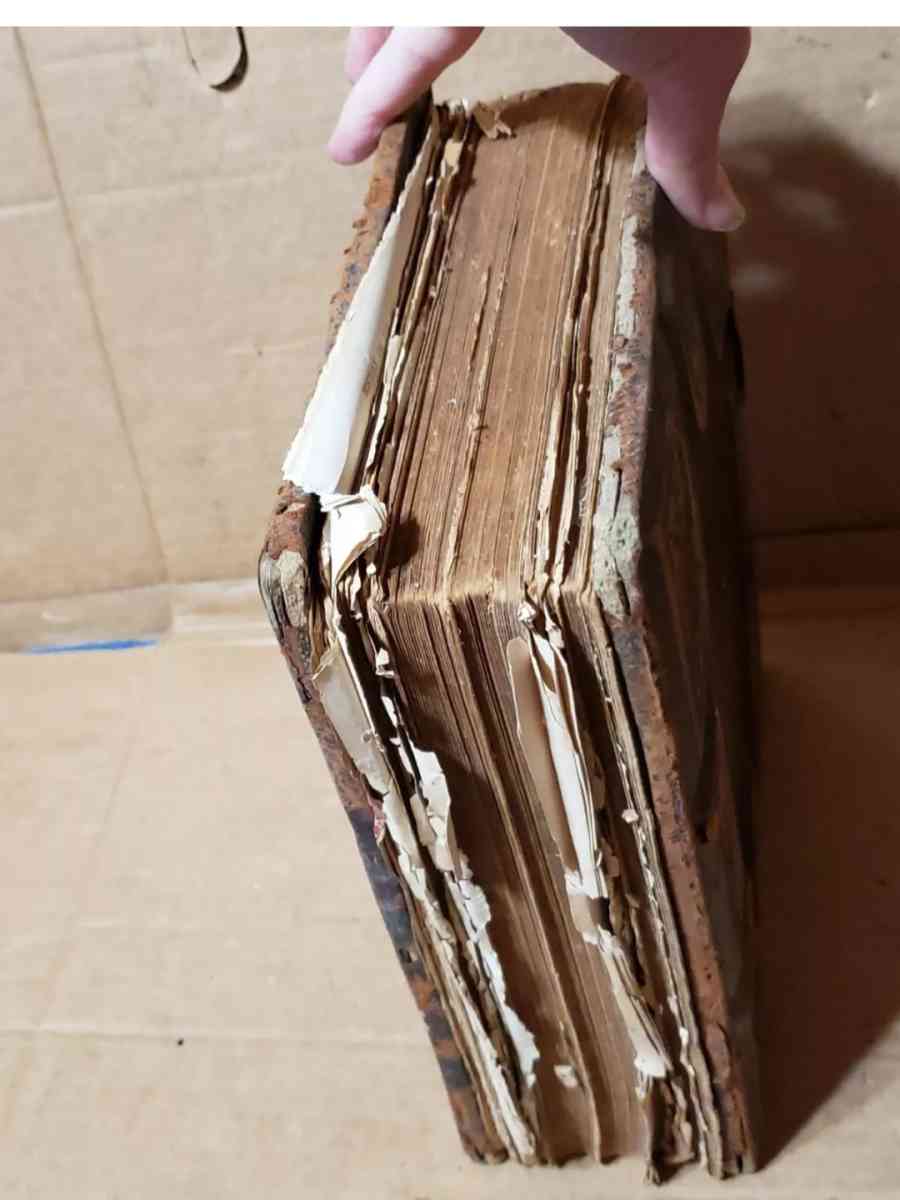 1870 Holy Bible Old  New Testaments Large Antique - San Antonio, Texas - FleaMarketBay