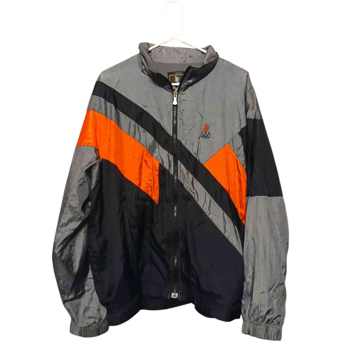 Vintage 90s USA Olympics Team Jcpenny Mens Large Windbreaker