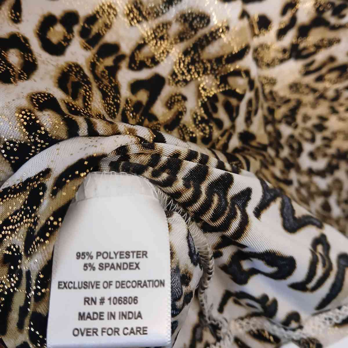 Emily Daniels Leopard Print Blouse Size 1X - Indianapolis, Indiana - FleaMarketBay