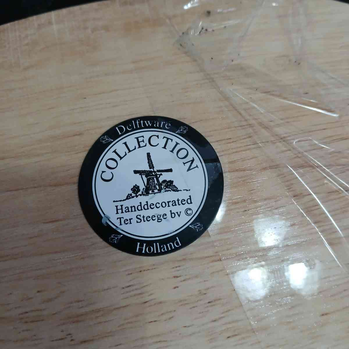 Delftware Collection Tile and wood cheese tray cutter knife - Indianapolis, Indiana - FleaMarketBay