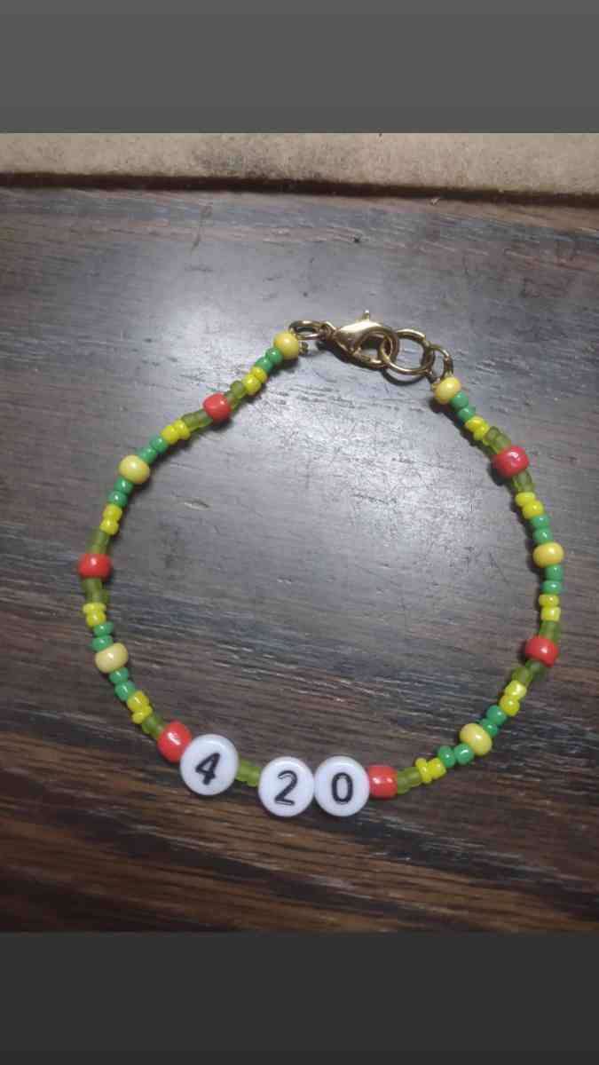 handmade 420 bracelet
