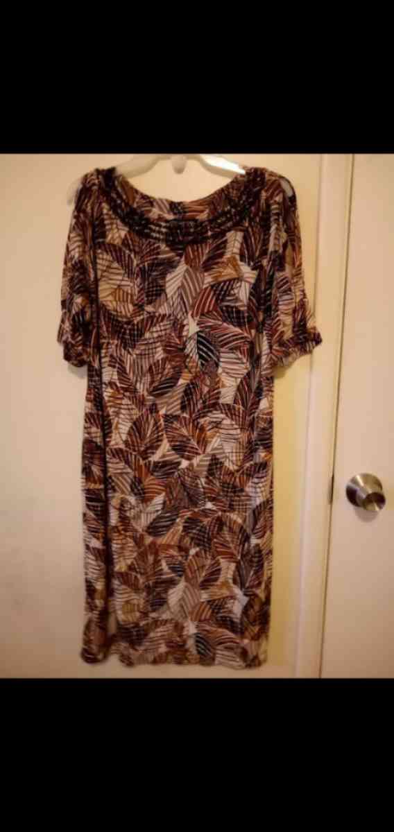 Ladies Long Length Brown Dress - Lithonia, Georgia - FleaMarketBay