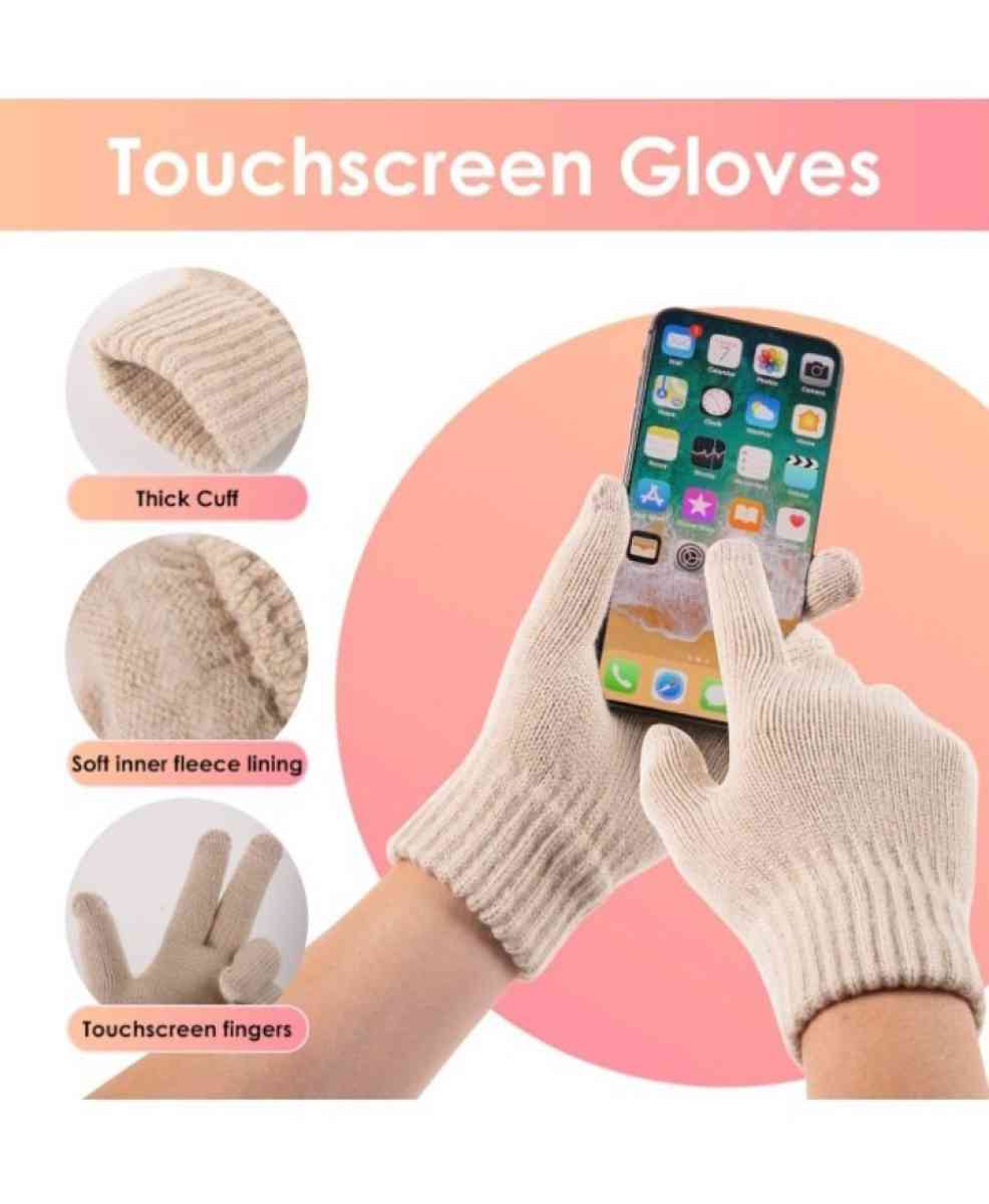 winter hats scarf and gloves set black - Manheim, Pennsylvania - FleaMarketBay