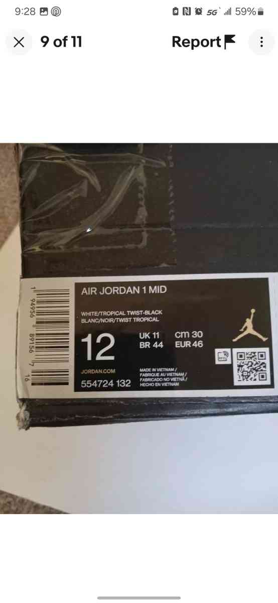 Jordan 1 Mid tropical size 12 - Elkhorn, Nebraska - FleaMarketBay