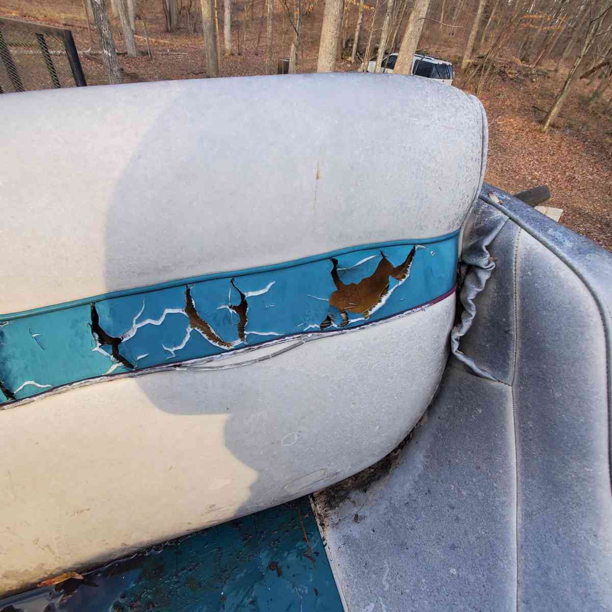Oversized Pontoon Seat With Double Pedestal Base - Rock Island, Tennessee - FleaMarketBay
