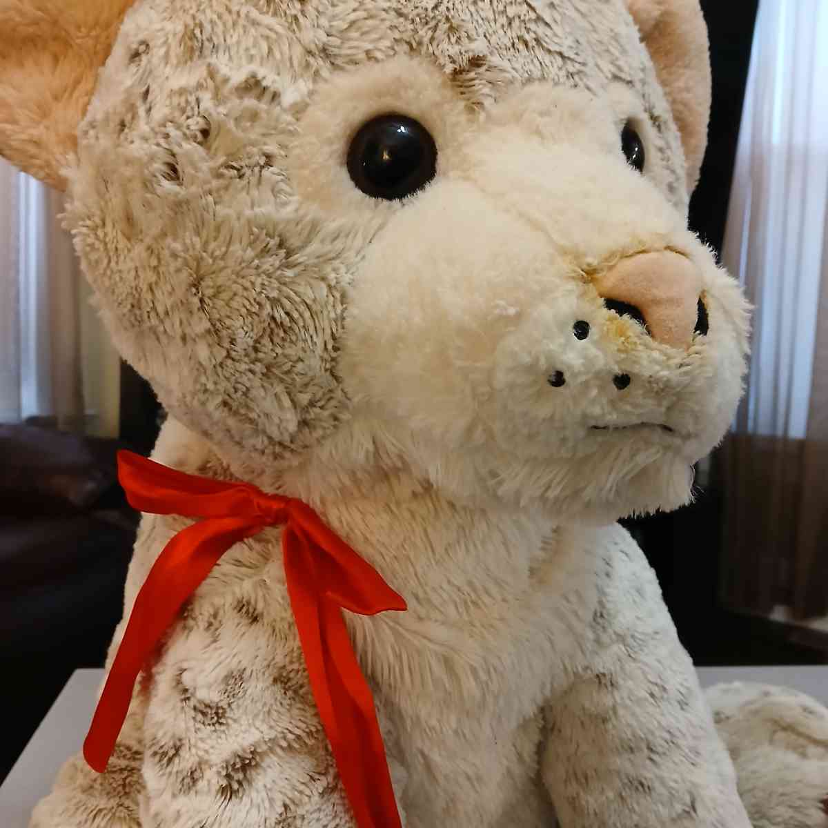 XL Leopard Plush Toy 25 inches Sitting - Indianapolis, Indiana - FleaMarketBay