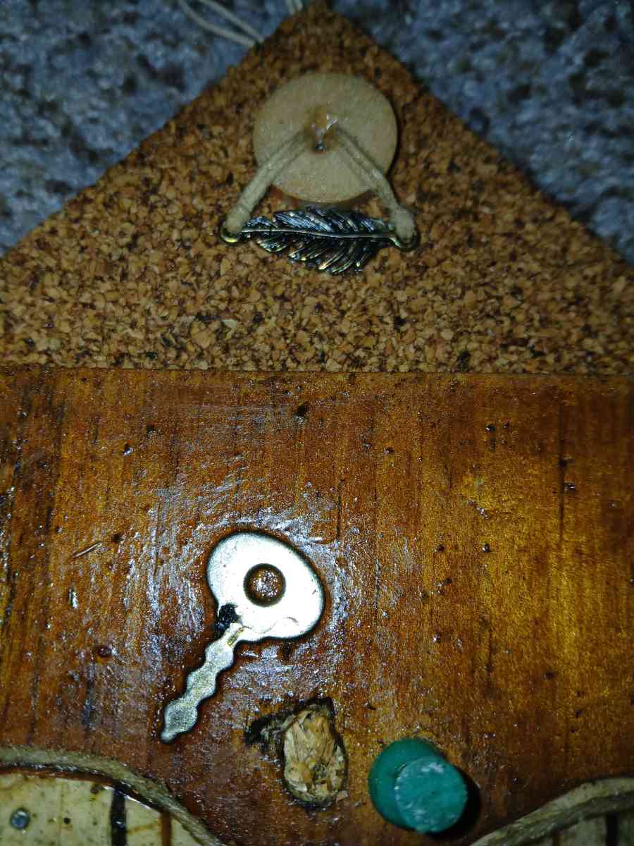 Birch Bark Heart handcrafted wall hanging - Clark Fork, Idaho - FleaMarketBay