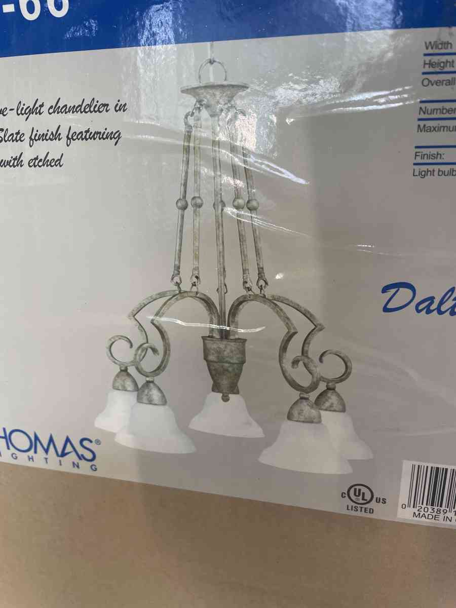 2 Brand New THOMAS LIGHTING Matching Chandeliers - Loughman, Florida - FleaMarketBay