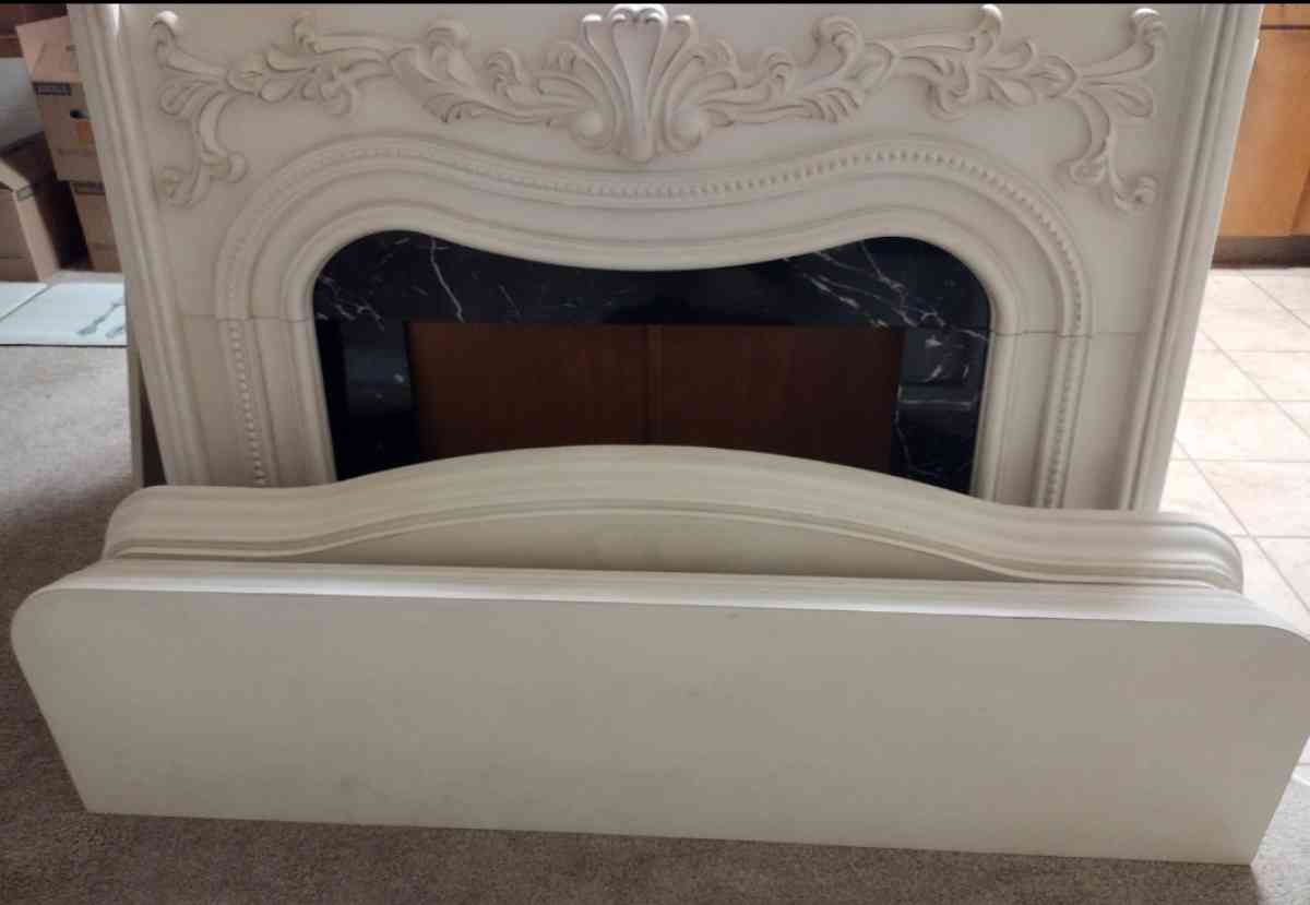 Electrical Luxury Fireplace Ivory Colored - Voorhees, New Jersey