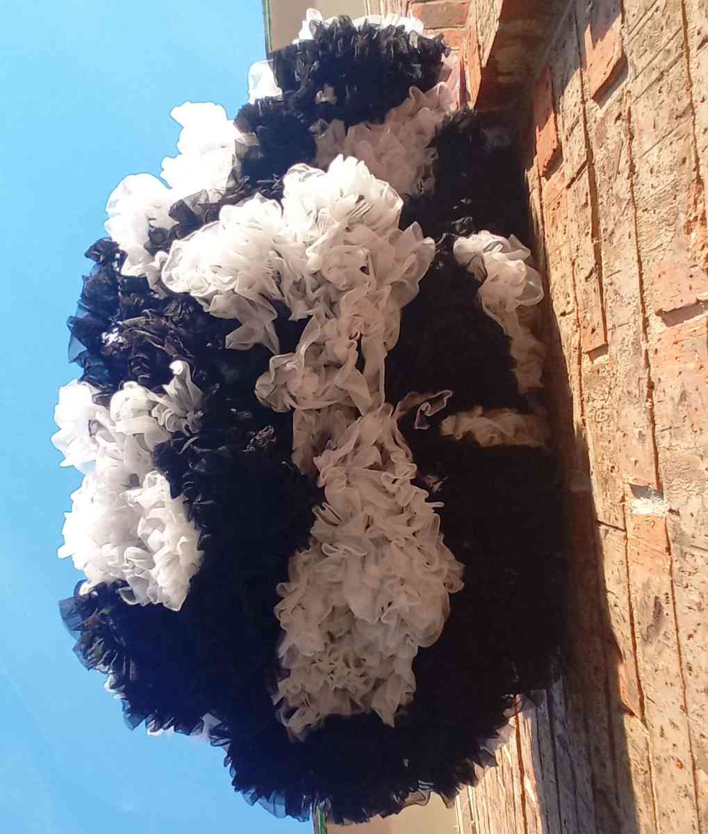 6yrs Houndstooth TuTu Pettiskirt EUC Button Cinchers - Dallas, Texas - FleaMarketBay