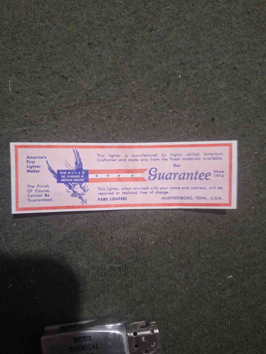 Old lighter - Elizabethton, Tennessee - FleaMarketBay