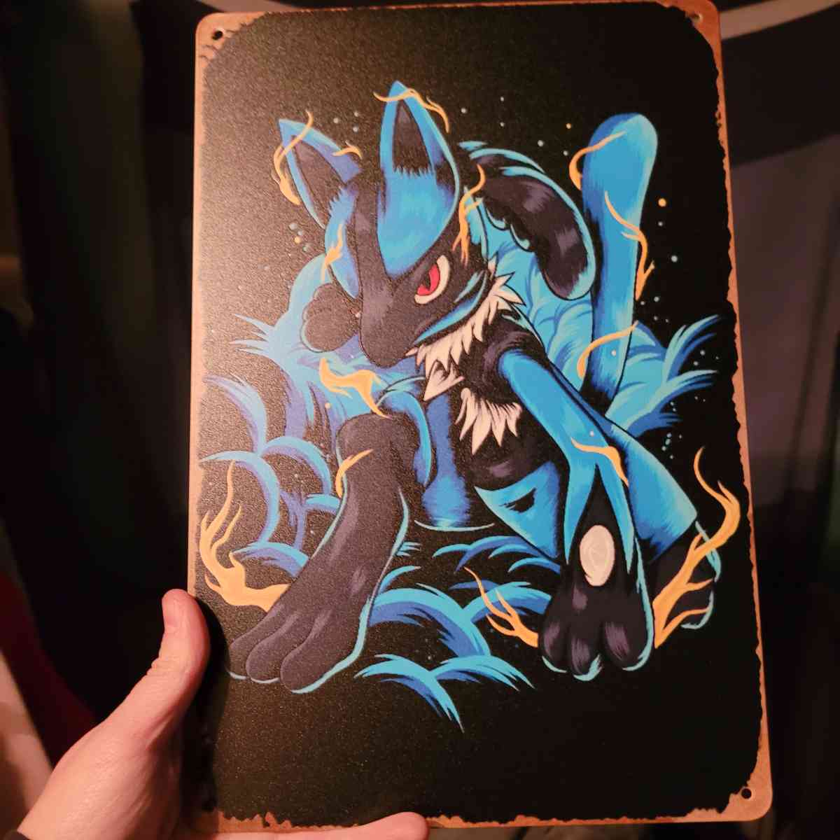 lucario metal poster - Concord, North Carolina - FleaMarketBay