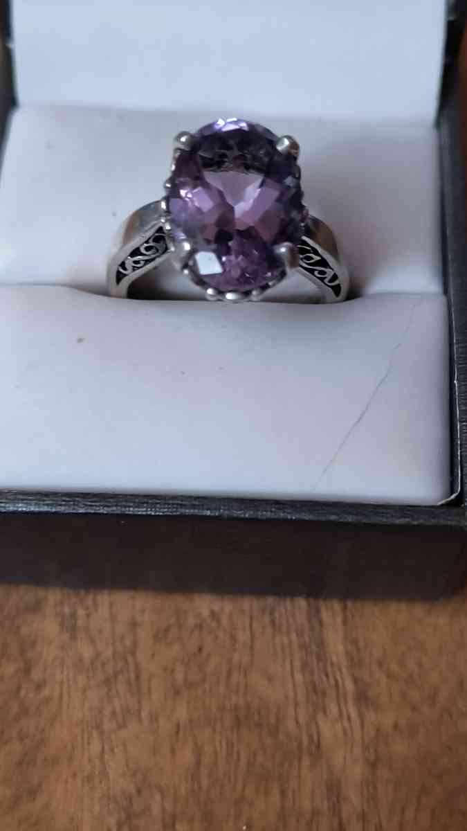 Kabana Sterling Amethyst Ring - Greenville, Illinois - FleaMarketBay