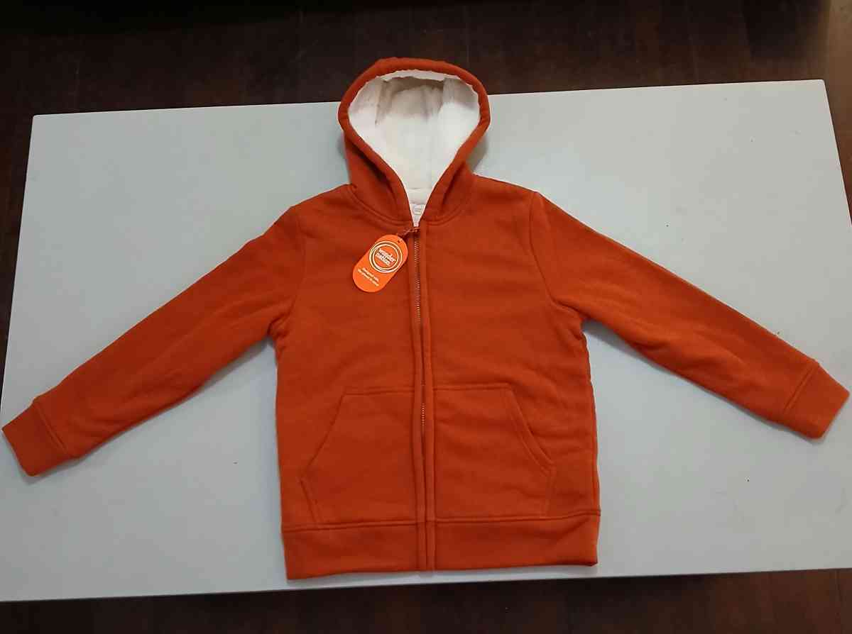 Wonder Nation orange hoodie for kids size L - Indianapolis, Indiana