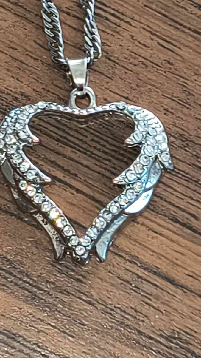 Sterling Silver Heart Necklace - Greenville, Illinois - FleaMarketBay