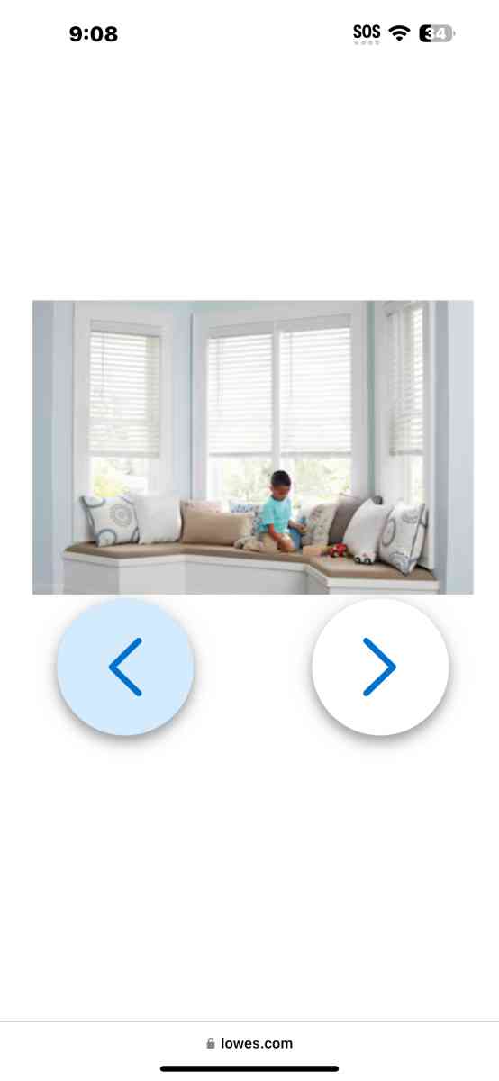 Allen Roth 2 in room darkening faux wood white 34 64 blinds - Ringgold, Georgia - FleaMarketBay