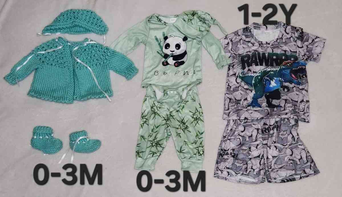 Baby Girl And Boy Clothes 6pc - Kansas City, Missouri - FleaMarketBay
