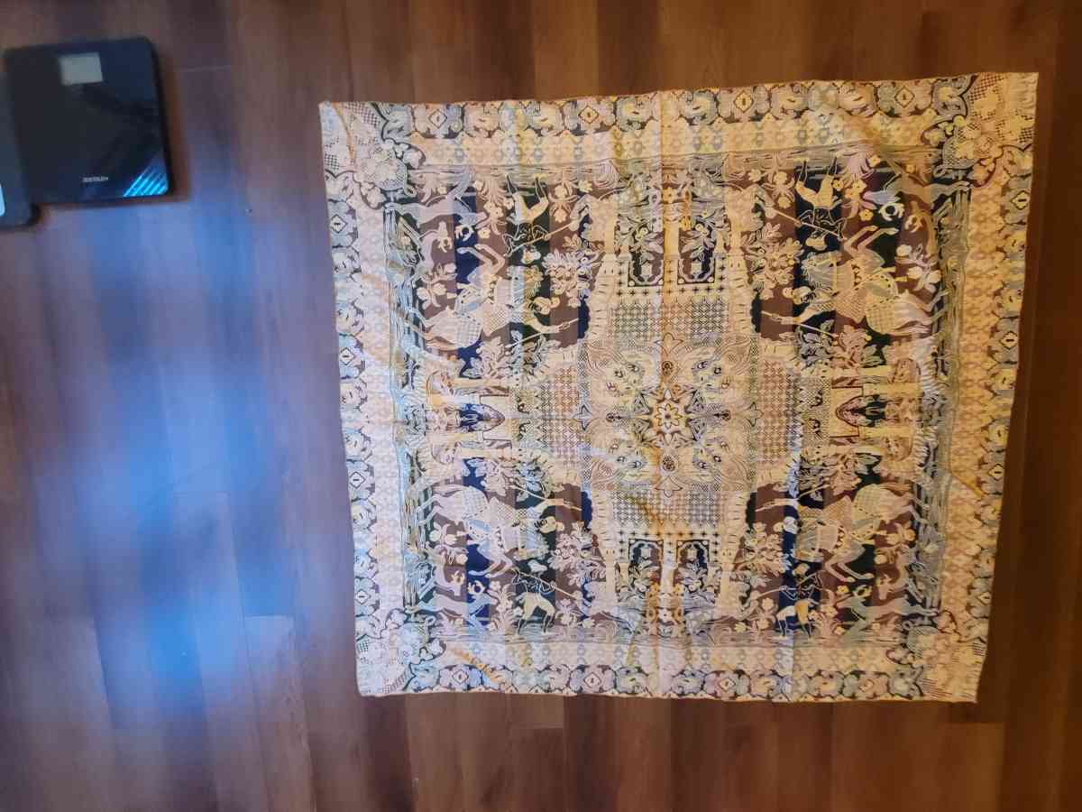 Embroidered Persian Tapestry Tablecloth Blanket Wall Decor - Frederick, Maryland - FleaMarketBay
