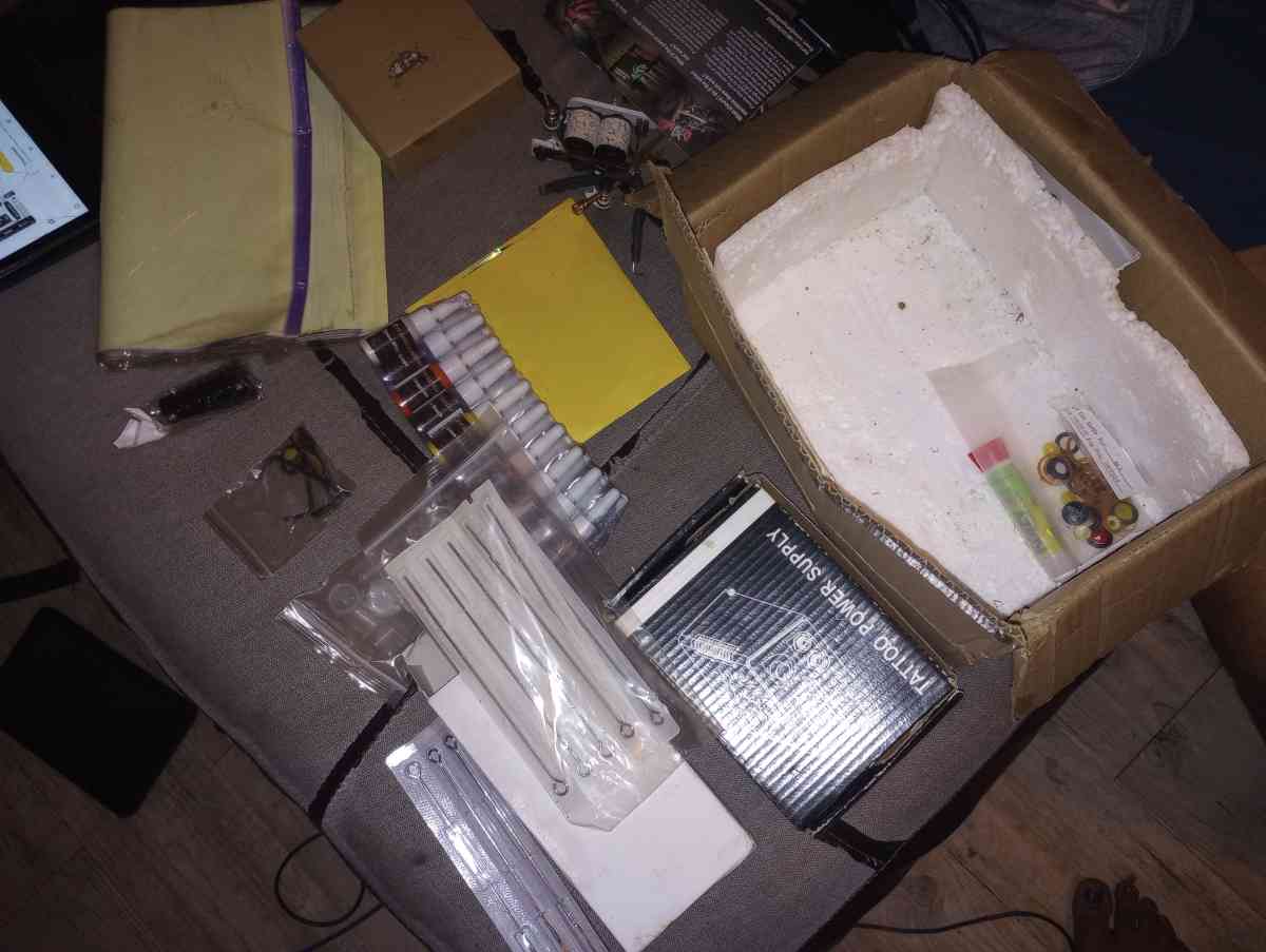 Tattoo Gun with ink - Greenville, North Carolina - FleaMarketBay