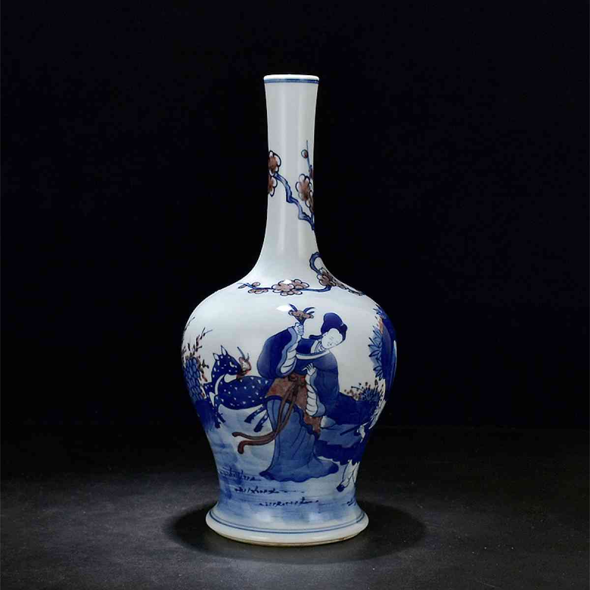 Chinese blue and white porcelain vase antique porcelain - Alicia, Arkansas - FleaMarketBay