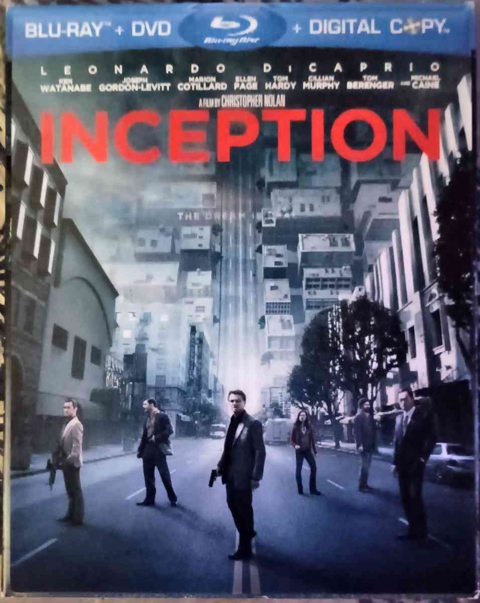 Inception Bluray and DVD - Shamokin, Pennsylvania