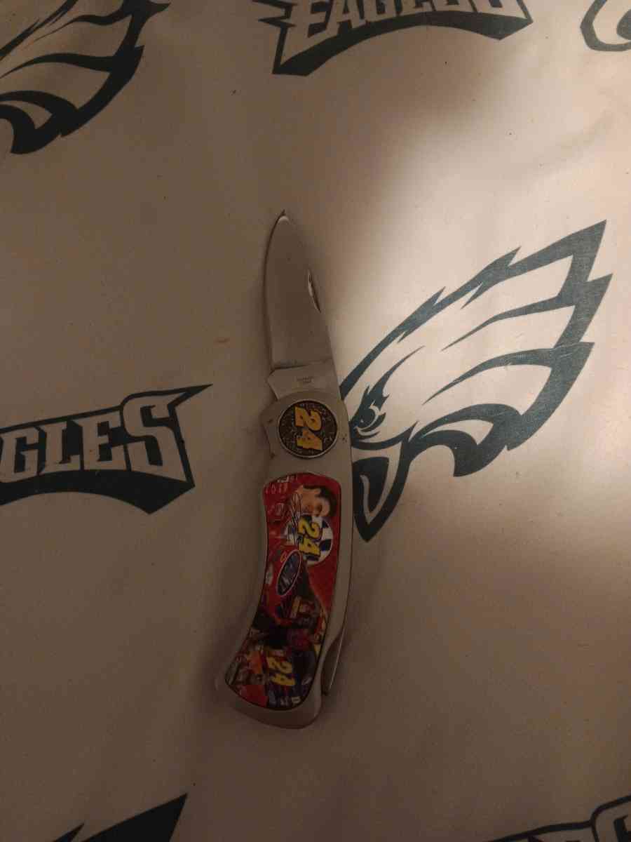 Nascar 24 jeff Jordan collectible pocket knife wont close - Jermyn, Pennsylvania