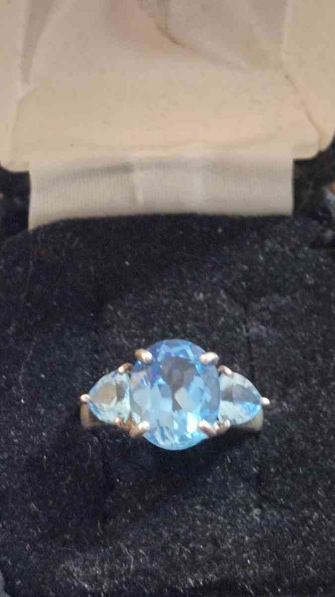 Blue Topaz Ring - Greenville, Illinois - FleaMarketBay