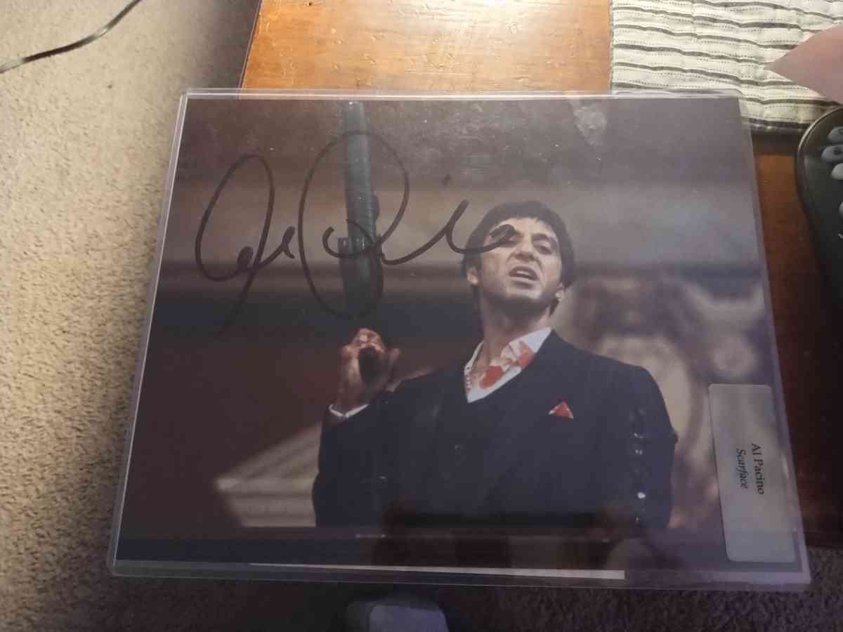 authenticated Al Pacino autograph - Waynesboro, Pennsylvania