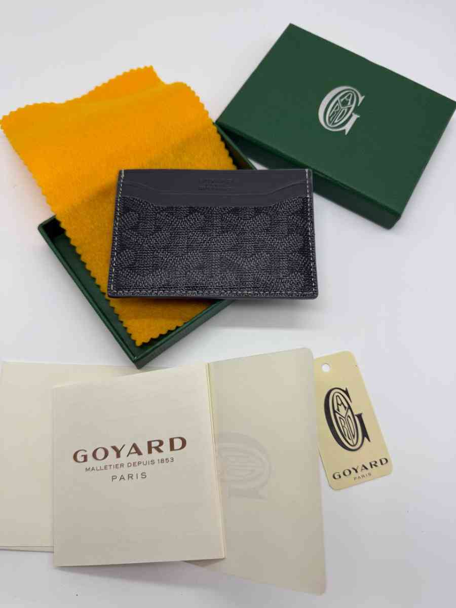 Black Goyard Card Holder - Corpus Christi, Texas
