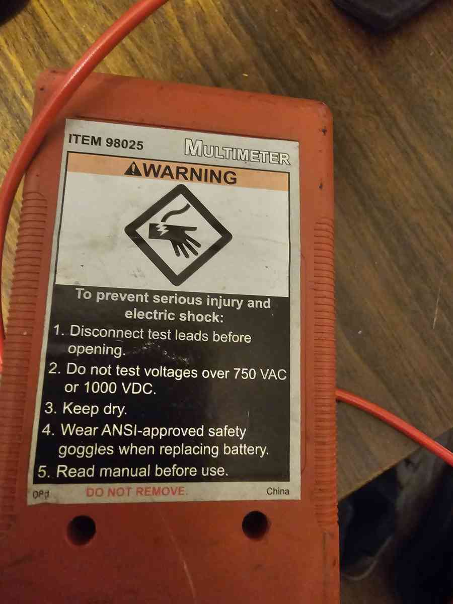 multimeter 2 of them - Panama City, Florida - FleaMarketBay