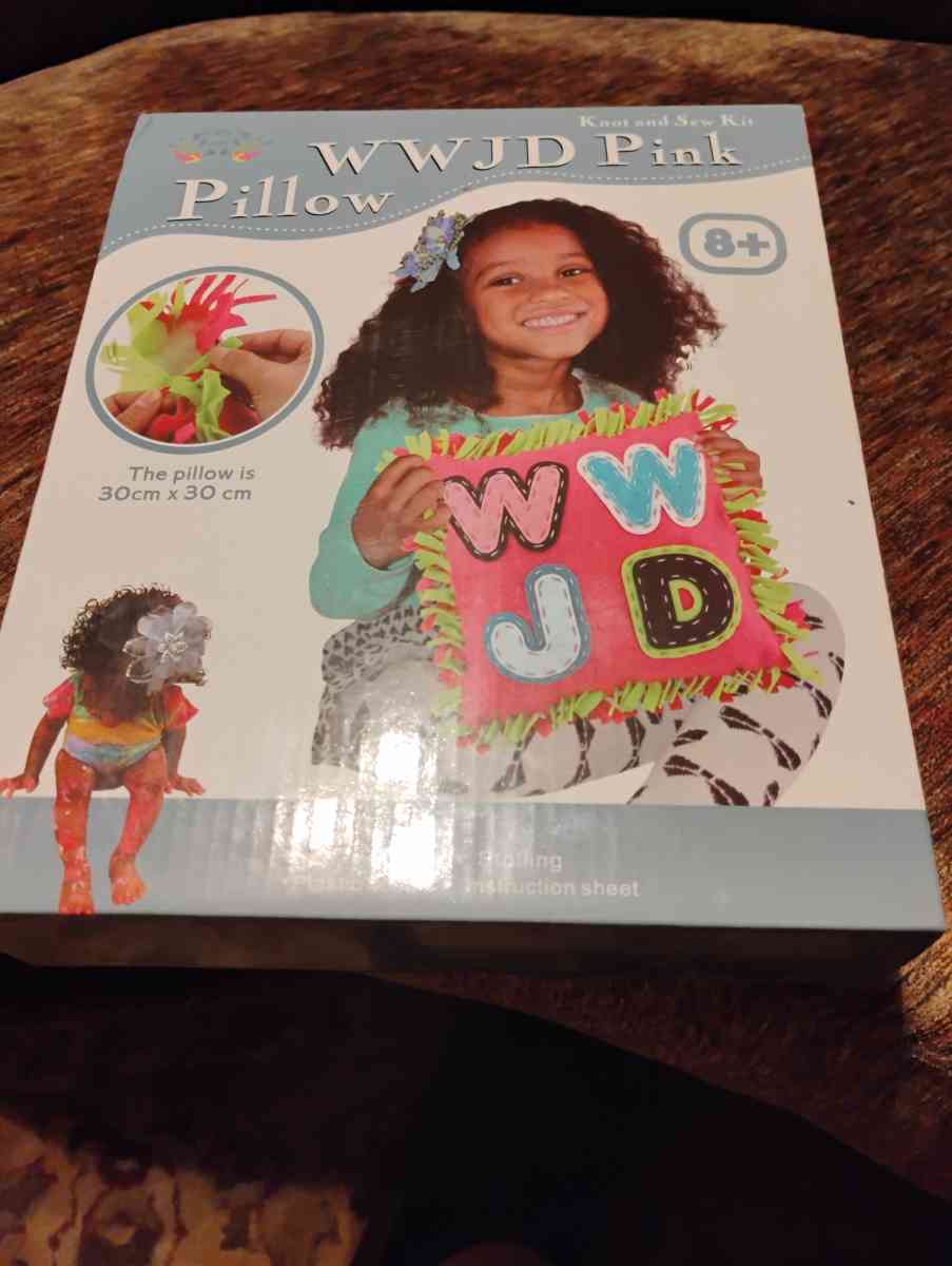 WWJD Pink Pillow - South River, New Jersey - FleaMarketBay