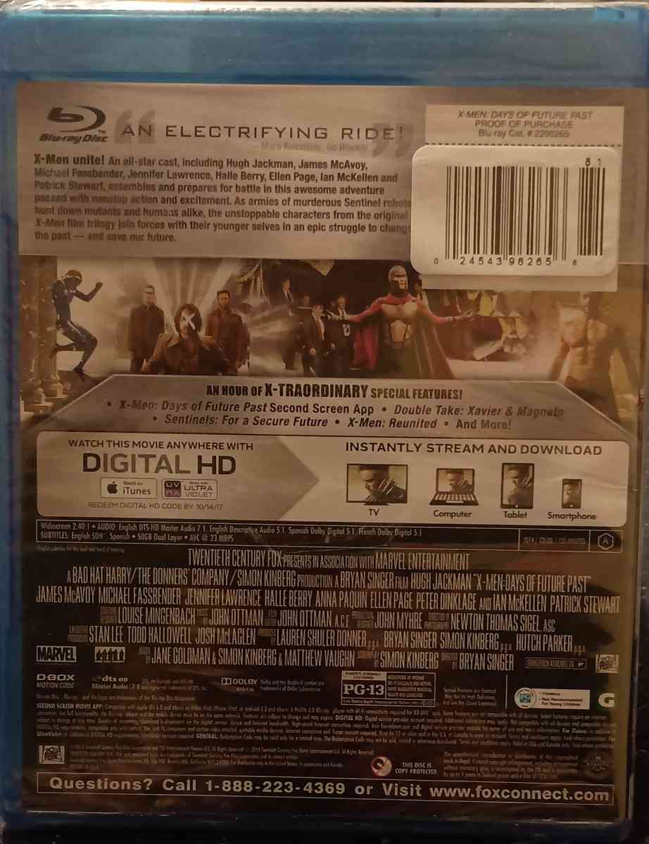 2 XMEN Blurays - Shamokin, Pennsylvania - FleaMarketBay