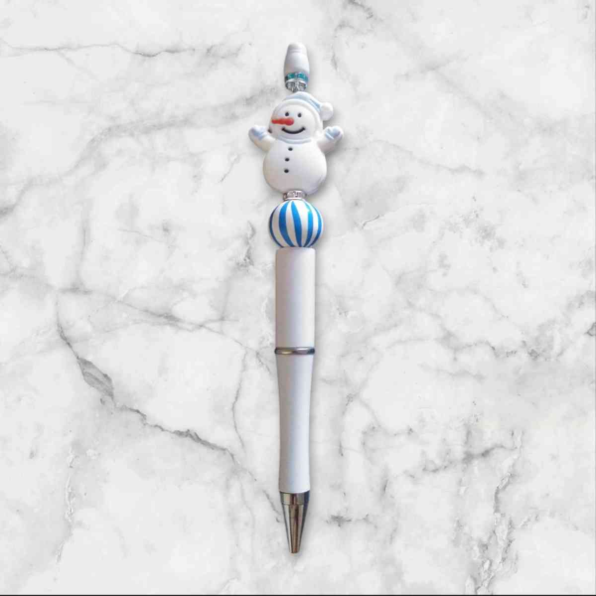 BEADABLE PENS SNOWMAN 3 - Bronx, New York - FleaMarketBay